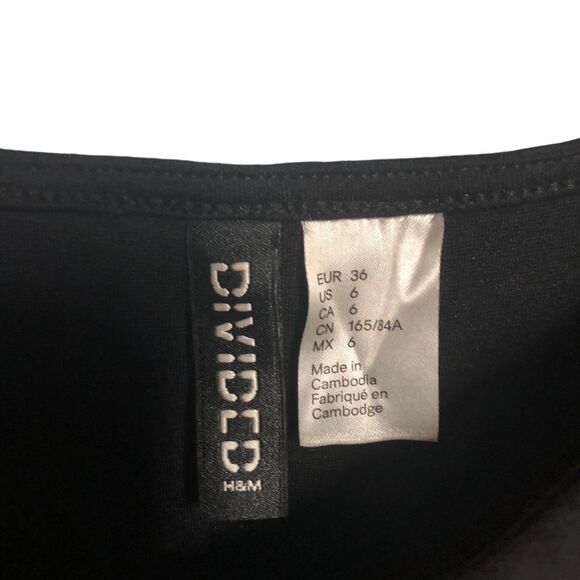 Sexy Black Spaghetti Strap lace up Dress, Bodycon Style, Clubbing, Evening SZ 6 - Picture 5 of 7